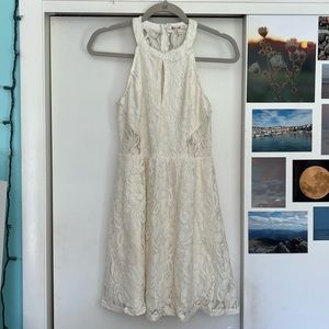 Bleuh Ciel Lace Cutout Dress